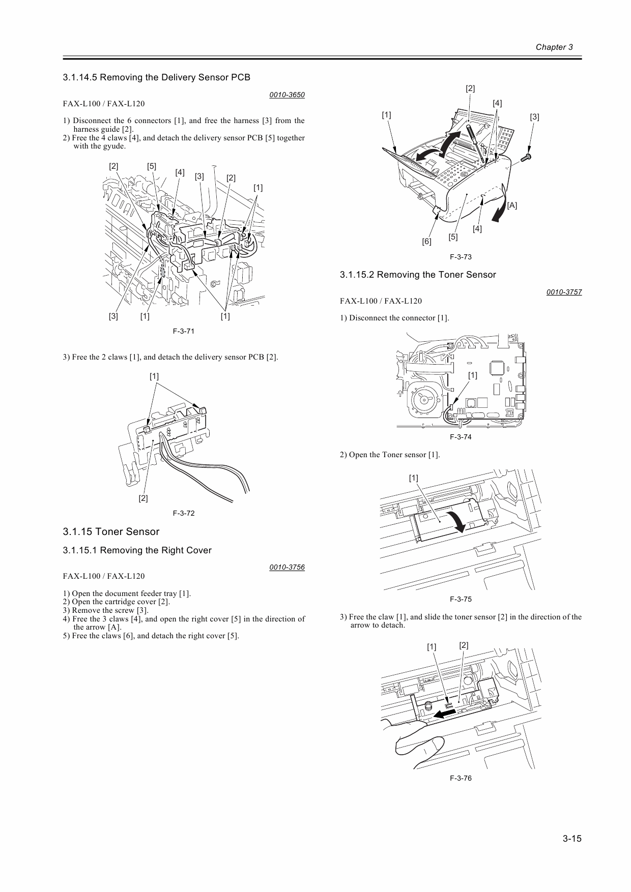 Canon FAX L100 L120 Parts and Service Manual-3